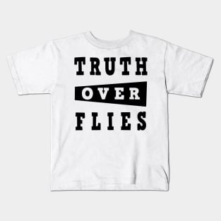 truth over flies, kamala pence debate Kids T-Shirt